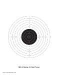 Airgun NRA 10m target