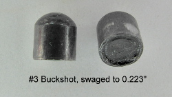 Swaged #3 buckshot